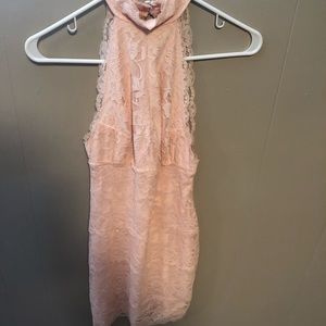 Peach colored Marciano dress